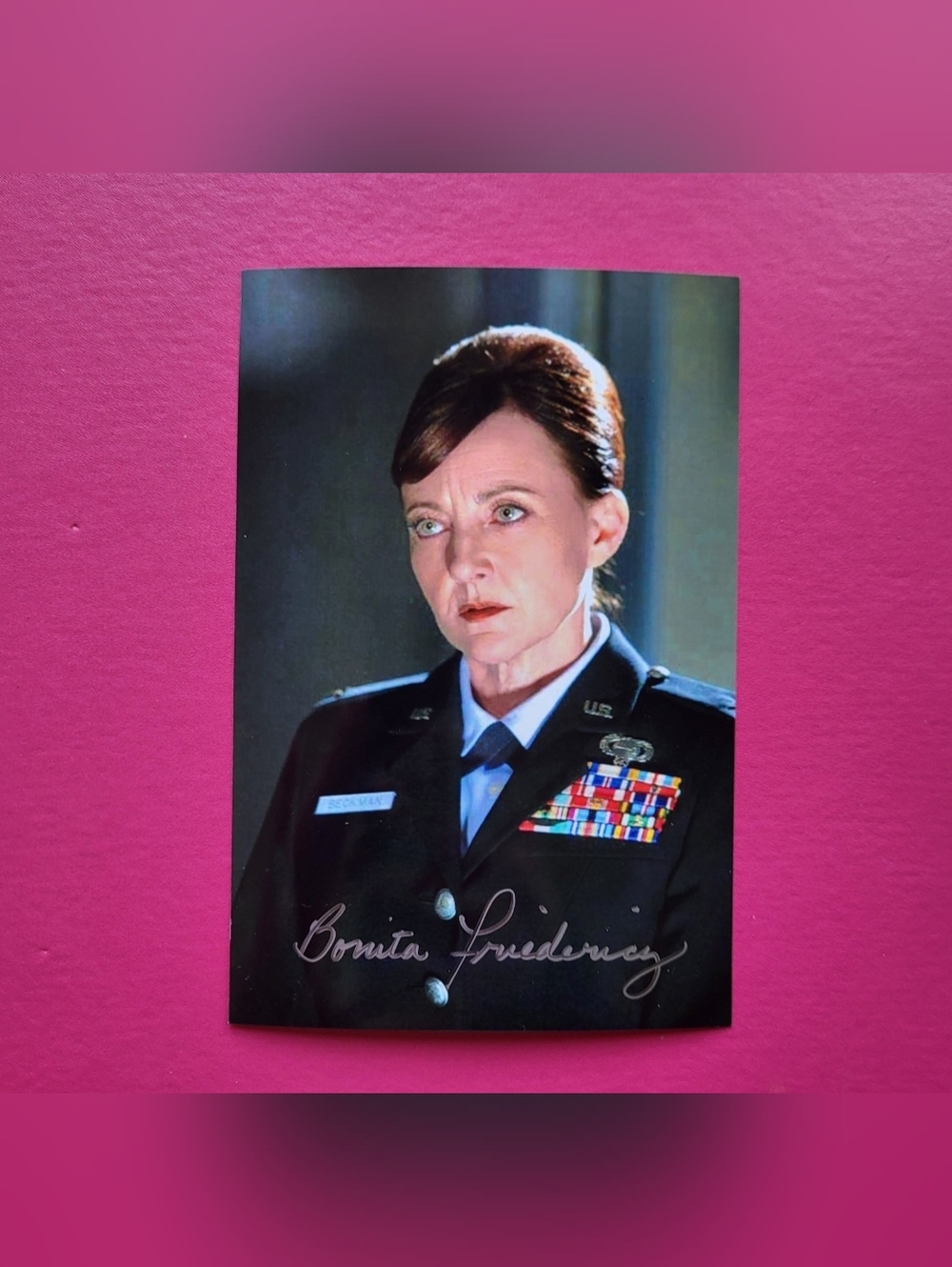 Bonita Friedericy Chuck Star Trek The Lords Of Salem Hand Signed 4x6 Autograph